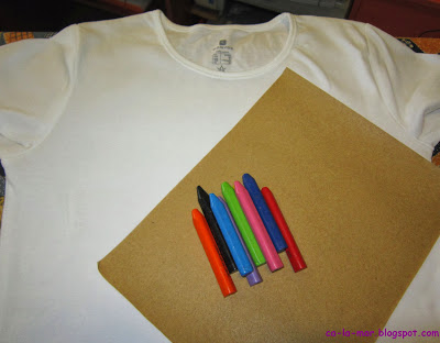 Camisetas personalizadas con crayones 2