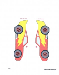 sorpresas de cars para imprimir y armar 4