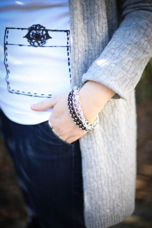 Pulsera con cadenas 8