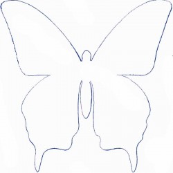 Manualidades con papel mariposas para la pared2