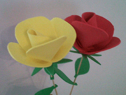 Rosas de goma eva12