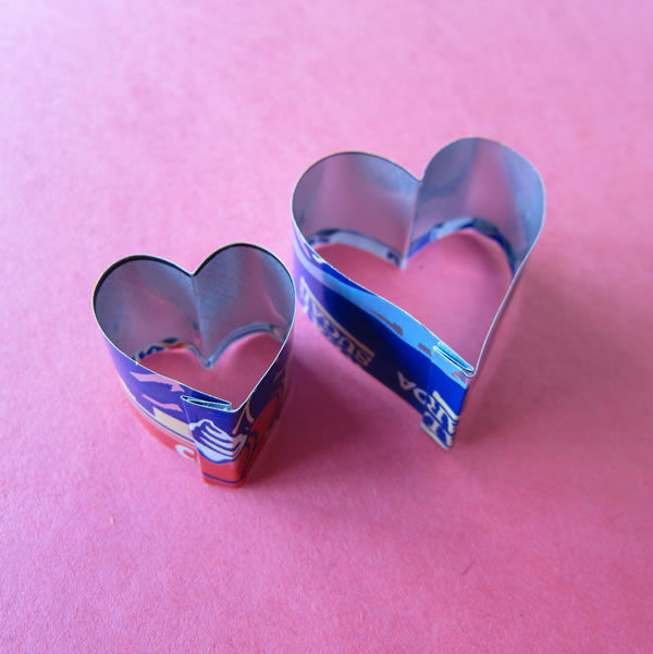 Moldes de galletas con latas