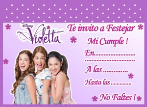 Tarjetas de Violetta 3