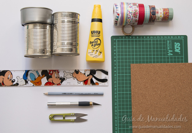 Lapiceros con corcho y washi tapes 2