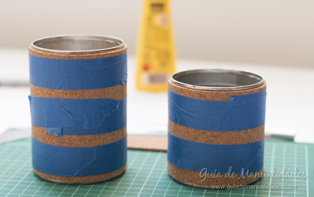 Lapiceros con corcho y washi tapes 6