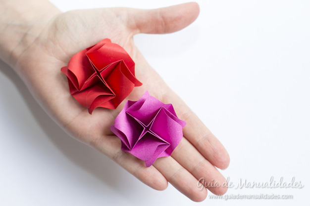 Rosas de origami 13