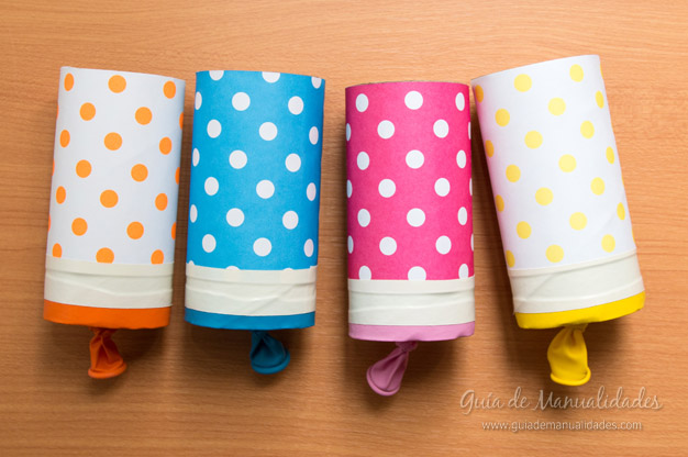 Lanza papel DIY 6