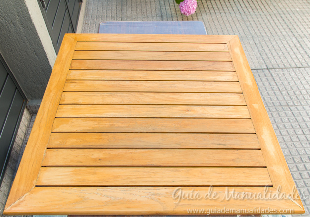 Mesa de madera decapada 3