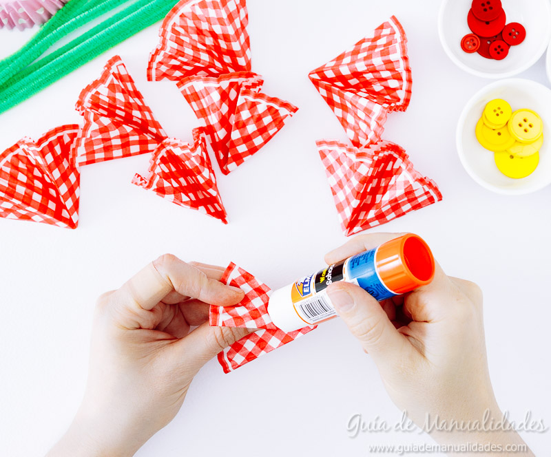 flores con moldes para cupcakes 10