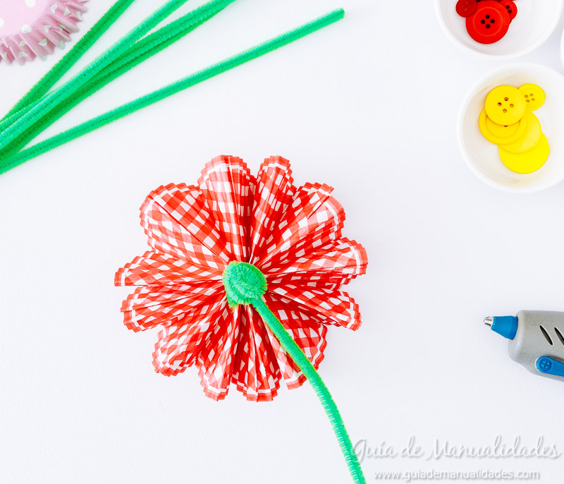 flores con moldes para cupcakes 20