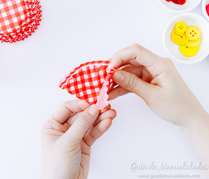 flores con moldes para cupcakes 5