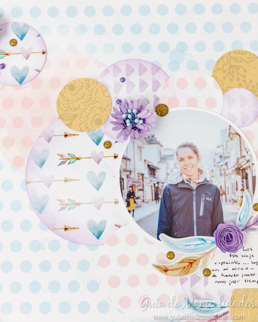 Layout sueños cumplidos scrapbooking 13