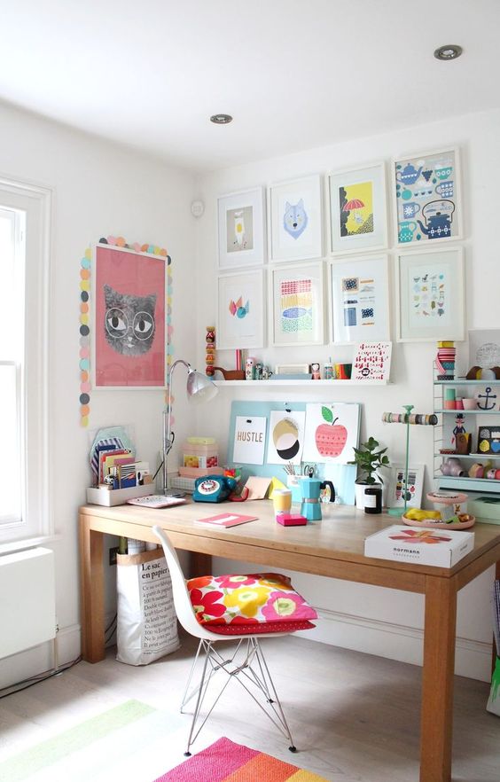 22 ideas para organizar tu escritorio "crafty" - Guía de MANUALIDADES